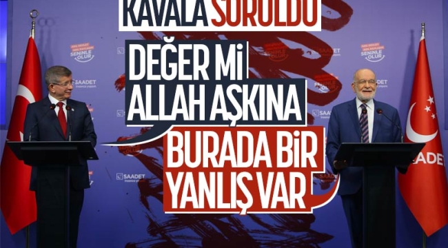 Ahmet Davutoğlu ve Temel Karamollaoğlu'ndan Kavala açıklaması 