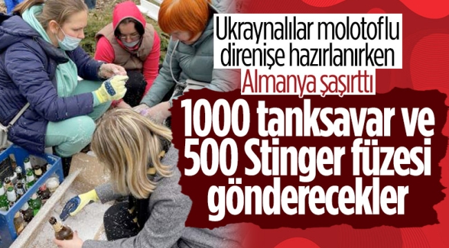 Almanya, Ukrayna'ya 1000 tanksavar ve 500 Stinger füzesi gönderecek 