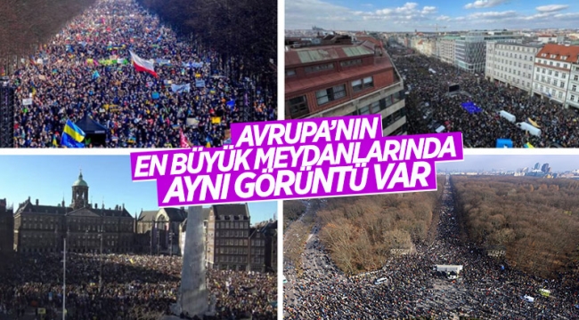 Avrupa'da Rusya karşıtı protestolar 