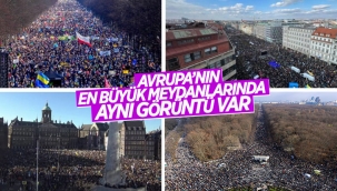 Avrupa'da Rusya karşıtı protestolar 