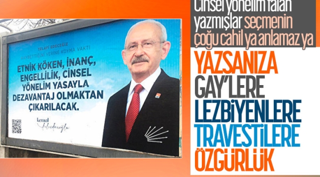 CHP'den dikkat çeken 'cinsel yönelim' afişi 