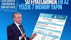 Cumhurbaşkanı Erdoğan'dan belediye başkanlarına 'su faturası' çağrısı 