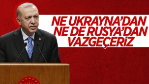 Cumhurbaşkanı Erdoğan'dan Rusya-Ukrayna krizi açıklaması 