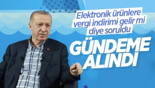 Cumhurbaşkanı Erdoğan'dan teknolojik ürünlerde vergi indirimi değerlendirmesi 