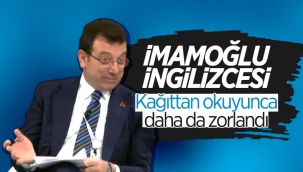 Ekrem İmamoğlu, Almanya'da İngilizce konuştu 
