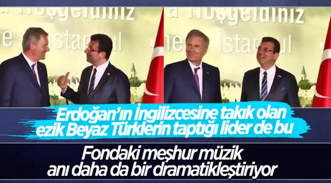 Ekrem İmamoğlu'nun İngilizce konuştuğu yeni görüntüler gündem oldu 