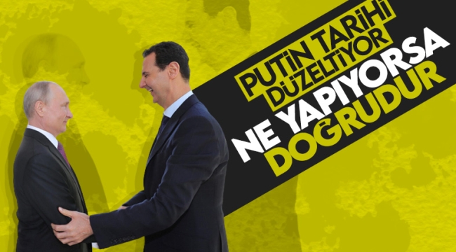 Esad rejiminden savaşa ilişkin: Rusya tarihi düzeltiyor 