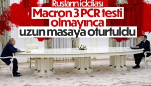 Fransa Cumhurbaşkanı Macron'un, uzun masaya oturtulma sebebi ortaya çıktı 