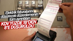 Mesken ve tarımsal sulamada elektrik KDV'si düşürüldü 