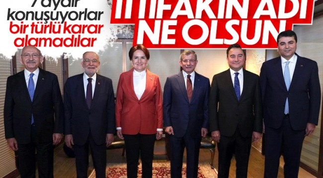 Millet İttifakı yeni ismine karar veremedi 