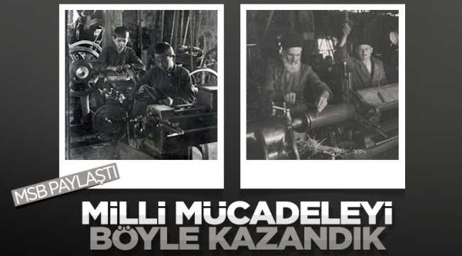 MSB'den milli mücadele yıllarına ait paylaşım 