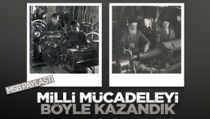 MSB'den milli mücadele yıllarına ait paylaşım 