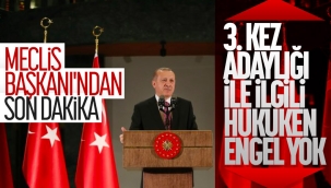 Mustafa Şentop: Cumhurbaşkanı'nın 3. kez adaylıkla ilgili sorunu yok 