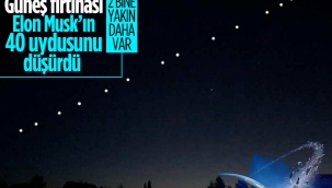 SpaceX'in 40 Starlink uydusu Güneş fırtınası nedeniyle düştü 