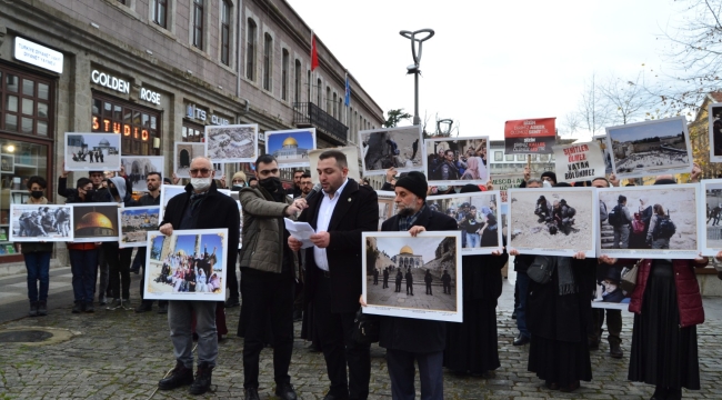 TRABZONDA İSRAİL CUMHURBAŞKANI'NIN TÜRKİYE ZİYARETİNE BÜYÜK TEPKİ