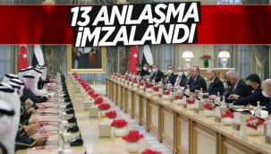 Türkiye-BAE arasında çeşitli alanlarda 13 anlaşma imzalandı 