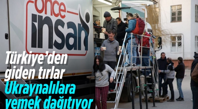 AFAD'ın mobil mutfak tırı Ukrayna'da 