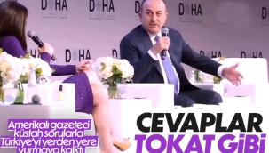 Amerikalı gazeteci Hadley Gamble'dan Mevlüt Çavuşoğlu'na küstah sorular 