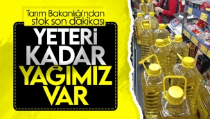 Bakan Vahit Kirişçi: Ülkemizin yeterli ayçiçeği yağı stoku bulunmaktadır 