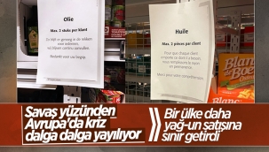Belçikalı süpermarket zinciri, yağ ve un satışını sınırladı 