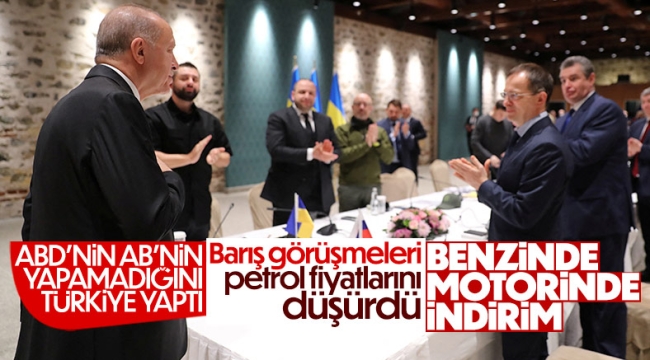 Benzin ve motorine indirim geliyor 