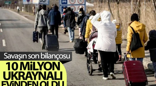 BM: Ukrayna'da 10 milyon kişi yerinden edildi 