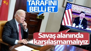 Çin'den ABD'ye: Ülkeler savaş meydanında karşı karşıya kalmamalı 