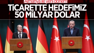 Cumhurbaşkanı Erdoğan'dan Almanya Başbakanı ile ortak açıklama 