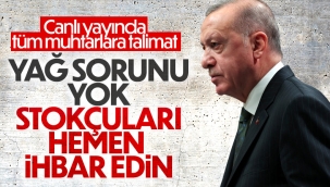 Cumhurbaşkanı Erdoğan: Yağ sorunumuz yok 