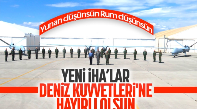 Deniz Kuvvetleri'ne 3 İHA teslim edildi 