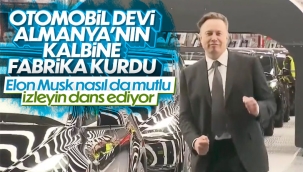 Elon Musk, Almanya fabrikasının açılışını dans ederek kutladı 