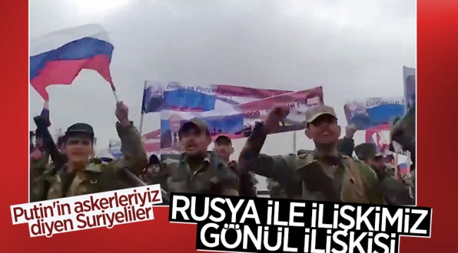 Esad rejimi Ukrayna'da savaşacak gönüllü askerlerin videosunu paylaştı 
