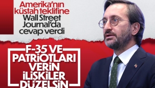 Fahrettin Altun, Amerika'nın S-400 teklifine cevap verdi 