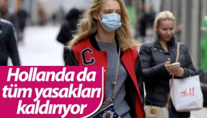 Hollanda'da tüm koronavirüs kısıtlamaları kaldırılıyor 