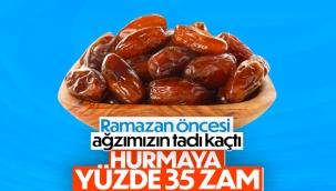 Hurmaya yüzde 35 zam geldi 