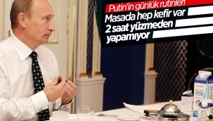İngiliz basını Putin'in günlük rutinini yazdı 