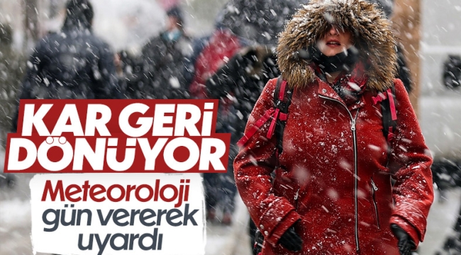 İstanbul'a yeniden kar geliyor 