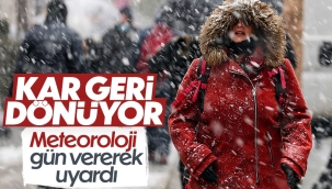 İstanbul'a yeniden kar geliyor 