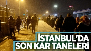 İstanbul'da kar yağışı etkisini sürdürüyor 