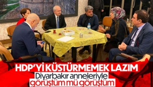 Kılıçdaroğlu Diyarbakır'da evlat nöbetindeki ailelerle görüştü 