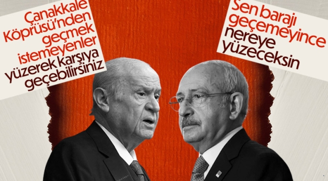 Kılıçdaroğlu ve Bahçeli arasında köprü tartışması 