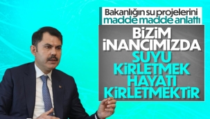 Murat Kurum, Su ve Sürdürülebilirlik İlk Çağrı Programı'na katıldı 