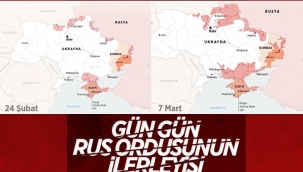 Rus ordusunun Ukrayna'da ilerleyişi 