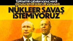 Rusya Dışişleri Bakanı Sergey Lavrov'dan 'nükleer savaş' açıklaması 