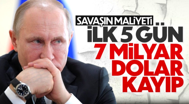 Rusya'nın savaştaki günlük maliyeti 20 milyar doları aşabilir 