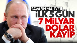 Rusya'nın savaştaki günlük maliyeti 20 milyar doları aşabilir 