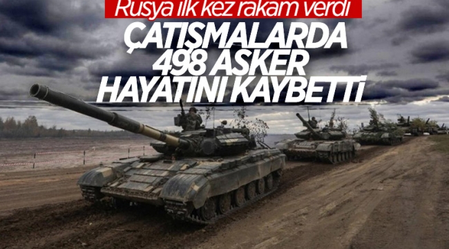 Rusya Savunma Bakanlığı: 498 Rus askeri hayatını kaybetti 