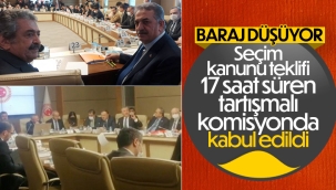 Seçim Kanunu teklifi Anayasa Komisyonu'ndan geçti 