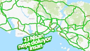 23 Nisan'da İstanbul yolları boş kaldı