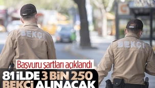 3 bin 250 çarşı ve mahalle bekçisi alımıyla ilgili karar Resmi Gazete'de 